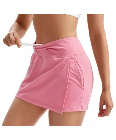 Flowy Skort Shorts for Women Gym Yoga Athletic Workout Running Tennis Skirt Cute Girls Trendy Clothes Casual Summer Pink $13....