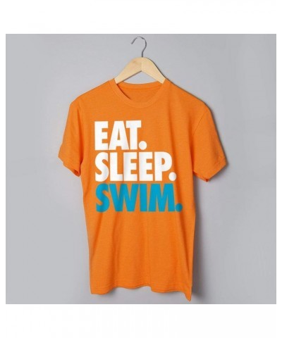 Eat. Sleep. Swim. T-Shirt | Swimming Tees by ChalkTalk Sports | Multiple Colors | Youth and Adult Sizes Youth Orange $15.51 A...