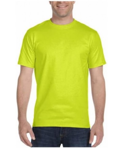 Large Men's DryBlend Classic T-Shirt Safety Green $7.04 T-Shirts