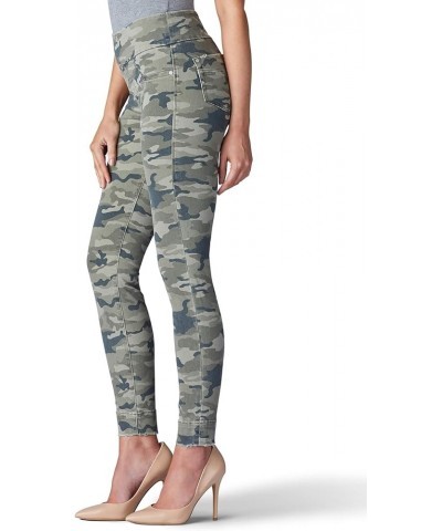 Women's Denim Rx Fever Stretch Jean Legging Delirious - Green Camo $21.62 Leggings