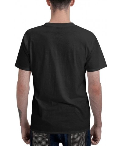 Men Shirt Casual Shirt Tee Shirt Short Sleeve Shirts Black Black-26 $11.78 T-Shirts