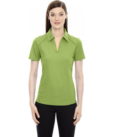 North End Womens Recycled Polyester Performance Pique Polo (78632) Cactus Gren 415 $6.57 Shirts