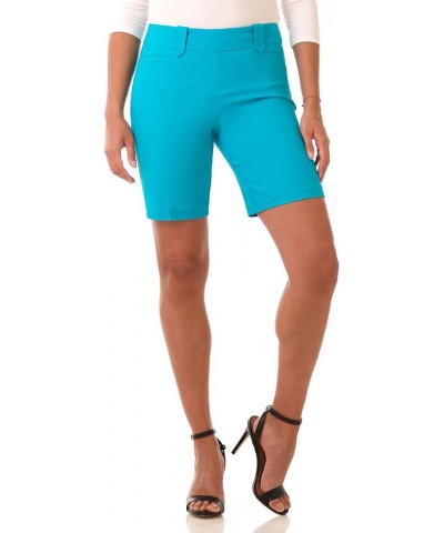 Women's Ease into Comfort Perfection Modern Office Short Turquoise $21.00 Shorts