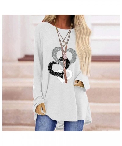 Womens Blouses Dressy Casual Cotton Solid Loose Pockets T Shirt Blouses Tops Ruffle Blouse for Women A3-white $5.81 Shirts