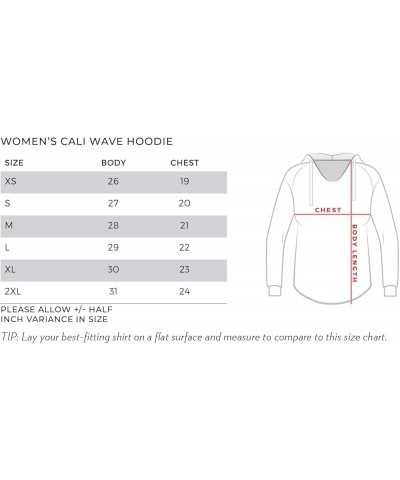 Pomeranian Profile - Women's Cali Wave Hooded Sweatshirt Blush $28.59 Hoodies & Sweatshirts