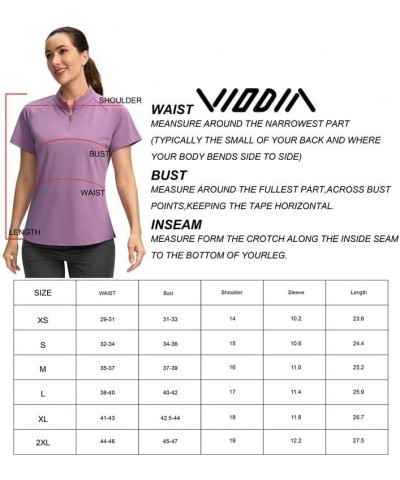 Women's Golf Shirt Short Sleeve Polo with Zip Up Quick Dry Sports Tennis Shirts for Women Golf Apparel Clothes Sky Blue $12.9...