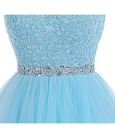 Women's Short Tulle Beading Homecoming Dresses 2022 Prom Party Gowns 361-mint $17.80 Dresses