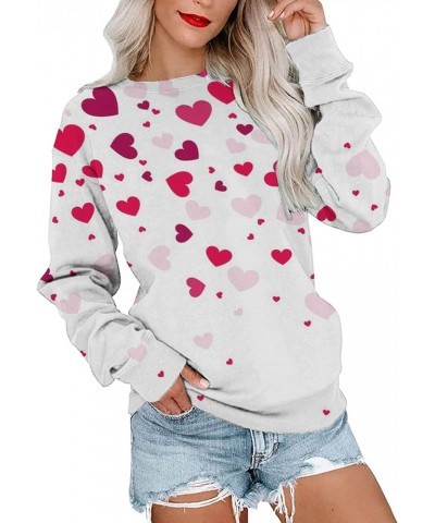 Womens Casual Crewneck Sweatshirts Long Sleeve Cute Tunic Tops Loose Fitting Pullovers H-j $4.26 Activewear