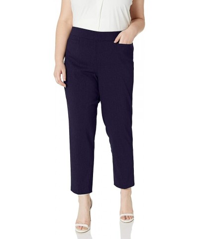 Women's Allure Slimming Plus Size Stretch Pants-Modern Fit Navy $11.44 Pants