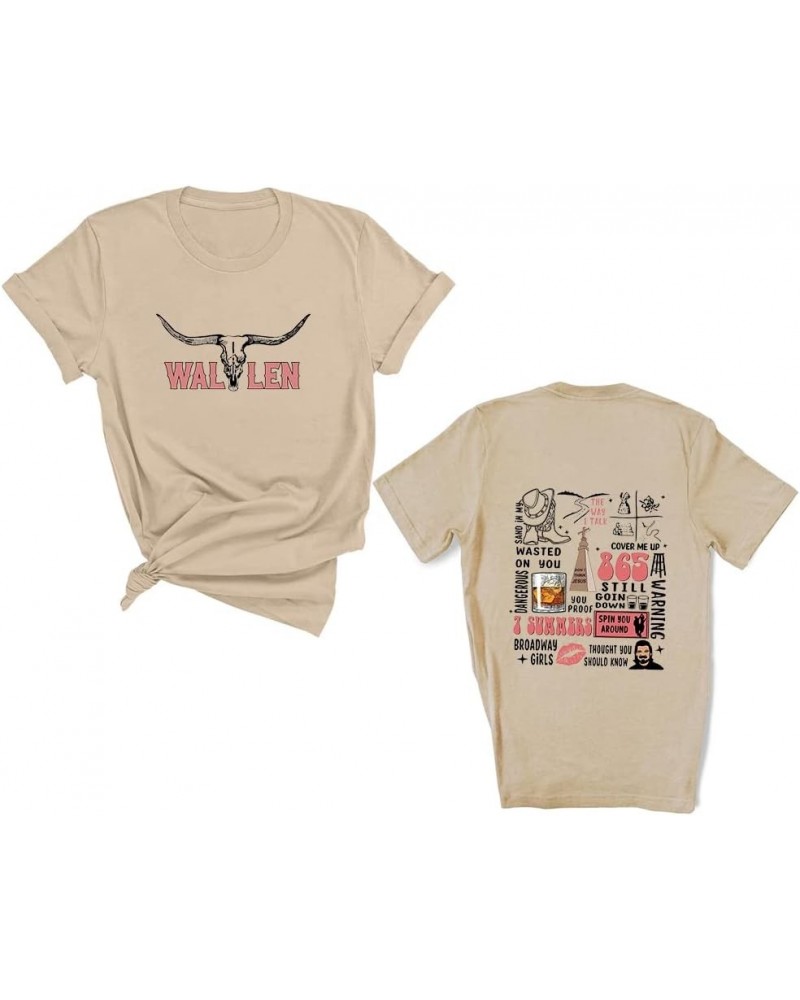 Music Lover Shirt T Shirts Country Vintage Graphic Tees Fan Short Sleeves 1PC Tops Women Sand1 $8.11 T-Shirts