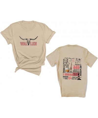 Music Lover Shirt T Shirts Country Vintage Graphic Tees Fan Short Sleeves 1PC Tops Women Sand1 $8.11 T-Shirts