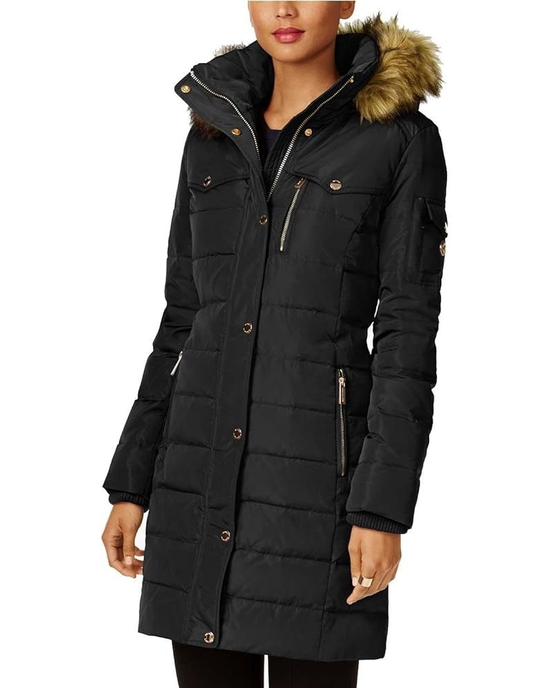 MICHAEL Women's Down Winter Coat with Zip Out Hood Black $89.76 Jackets