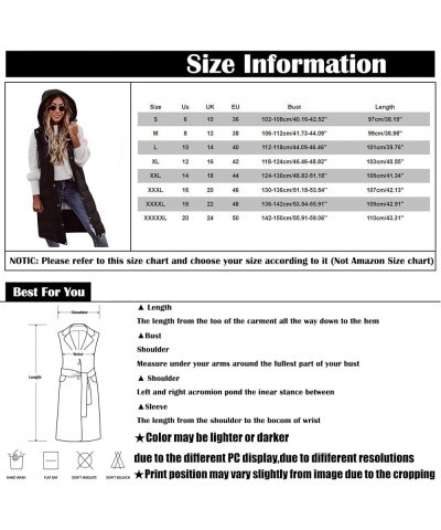 Women Long Puffer Vest Oversized Sleeveless Quilted Vest Zipper Hooded Puffy Jacket Plus Size Down Vest Outerwear A-black $13...