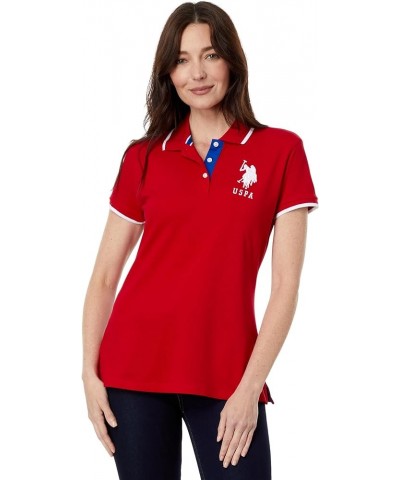 USPA Triple Crown Polo Shirt Engine Red $10.88 Shirts