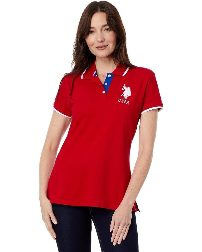 USPA Triple Crown Polo Shirt Engine Red $10.88 Shirts