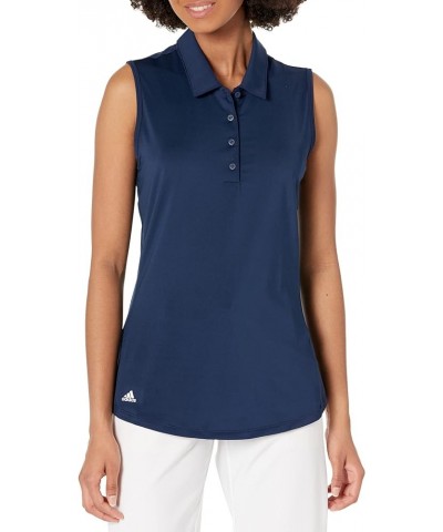 Women's Ultimate365 Solid Sleeveless Polo Shirt Collegiate Navy $20.01 Shirts