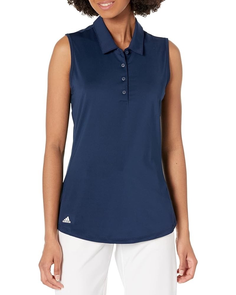 Women's Ultimate365 Solid Sleeveless Polo Shirt Collegiate Navy $20.01 Shirts