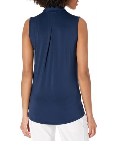 Women's Ultimate365 Solid Sleeveless Polo Shirt Collegiate Navy $20.01 Shirts