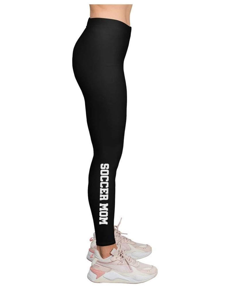 Mothers Day Soccer Mom Gift Softball Mom Leggings for Women Mom Life Leggings / Soccer Mom $10.50 Leggings