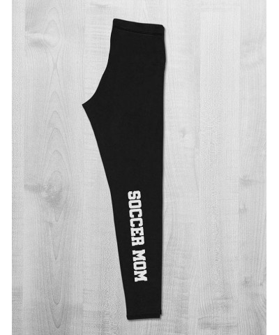 Mothers Day Soccer Mom Gift Softball Mom Leggings for Women Mom Life Leggings / Soccer Mom $10.50 Leggings