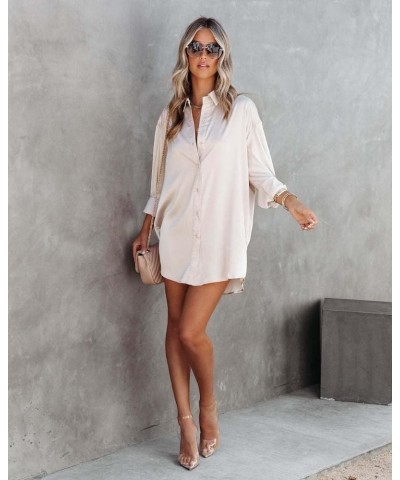 Women's V-Neck Swimsuit Beach Cover Up Shirt Bikini Beachwear Bathing Suit Beach Dress Apricot 8742 $10.56 Swimsuits