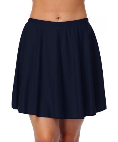 Women's Long Swim Skirt UV 50+ High Waist Swim Bottom Multi-Purpose Athletic Sports Tankini Bottom 3-boyshorts Navy $17.09 Sw...