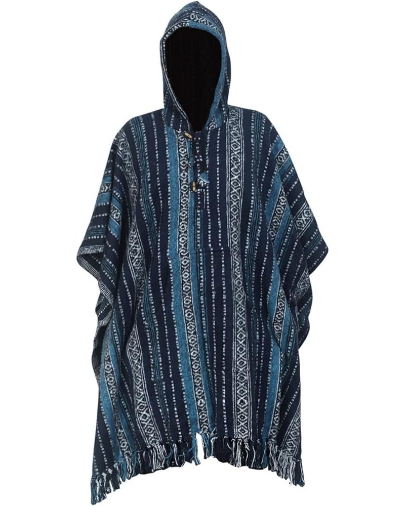 Women's Poncho Pure Cotton Brushed Baja Hooded Poncho 15 $30.79 Sweaters