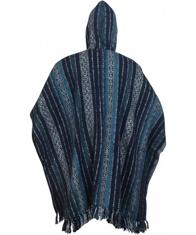 Women's Poncho Pure Cotton Brushed Baja Hooded Poncho 15 $30.79 Sweaters