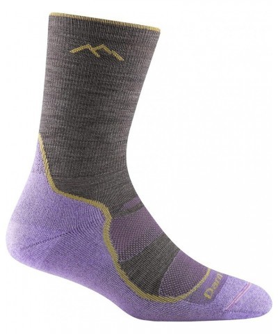 Darn Tough Women's Light Hiker Micro Crew Lightweight with Cushion Sock (Style 1967) - Taupe $15.63 Socks