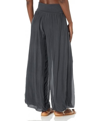 Women's Silk Palazzo Pants Anthracite $37.81 Pants