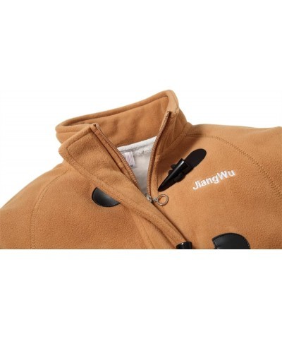 Winter Coats for Women Full Zip Polar Fleece Jacket Sherpa Lined Outdoor Warm Coat Brown $16.37 Jackets