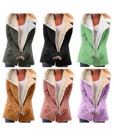 Womens Fashion Winter Warm Long Sleeve Solid Tops Fuzzy Fleece Open Front Hooded Cardigans Jacket Coats with Pockets Green M ...