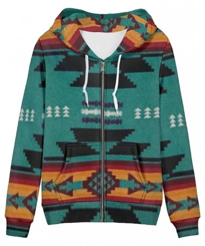 Zip Up Women's Hoodies & Sweatshirts XS-5XL Tribal Western Aztec $12.82 Hoodies & Sweatshirts