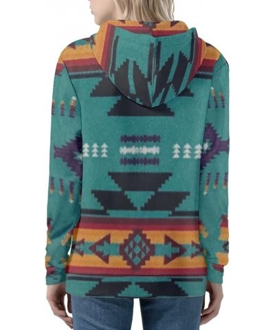 Zip Up Women's Hoodies & Sweatshirts XS-5XL Tribal Western Aztec $12.82 Hoodies & Sweatshirts