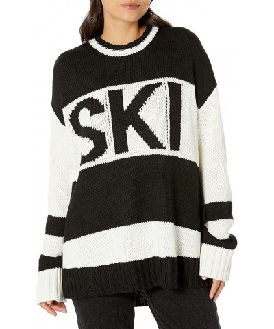 Women's Ski in Sweater Ski Knit Black $45.36 Sweaters