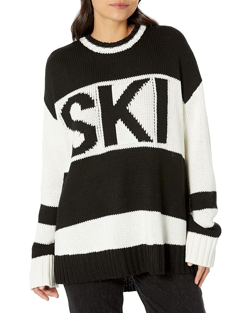 Women's Ski in Sweater Ski Knit Black $45.36 Sweaters