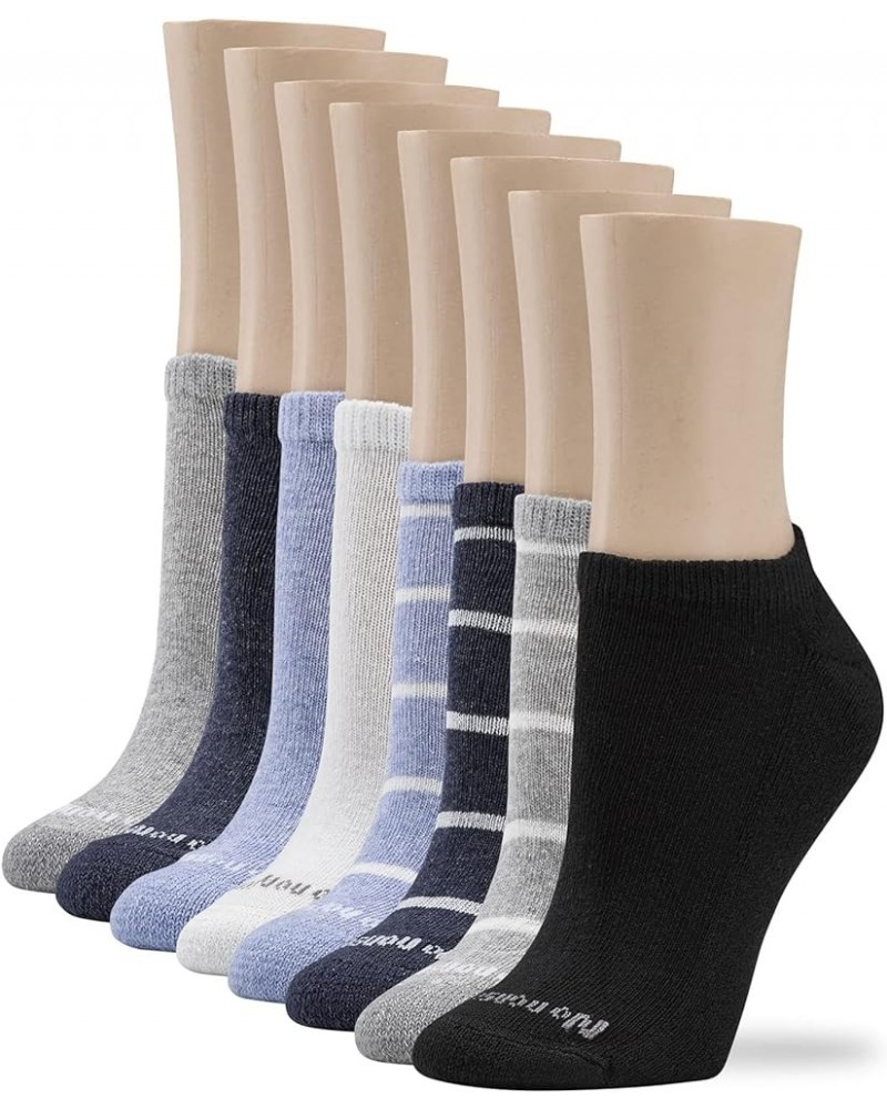 womens Cushion No Show Sock 8 Pair Pack Multi-colored - 8 Pair Pack $10.64 Socks