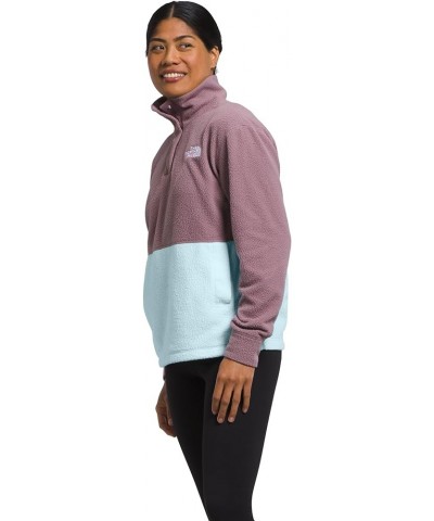 Women's Pali Pile Fleece ¼ Snap Fawn Grey/Icecap Blue $31.51 Jackets