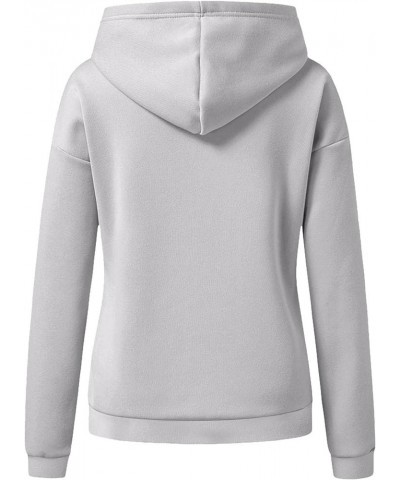 Womens Winter Hoodies Dog Paw Printed Drawstring Hooded Sweatshirts Long Sleeve Loose Large Size Casual Hoodie C2-gray $7.39 ...