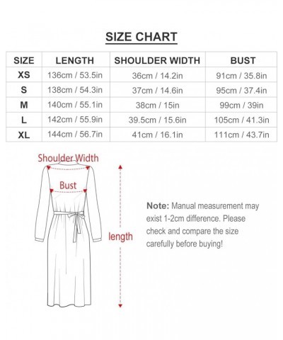 Women's Long Sleeve Maxi Dress Casual High Waist Collar Casual Loose Dress Evening Party Wedding Guest Dress Autumn Pumpkins ...