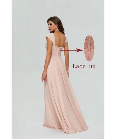 Women's Long Chiffon Bridesmaid Dresses Sweetheart Neck Formal Evening Party Gowns Grape $32.66 Dresses