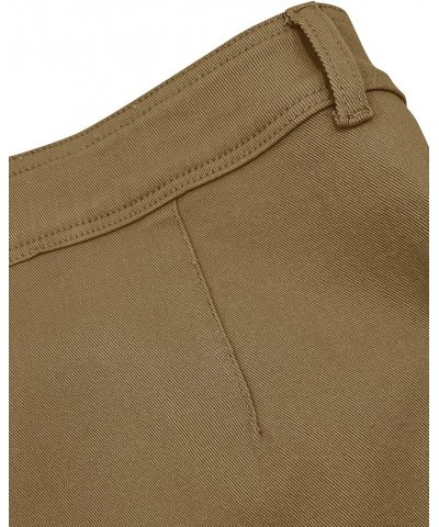 Womens Casual High Waist Cargo Shorts with Pockets Summer Short Hot Pants Brown $13.52 Shorts