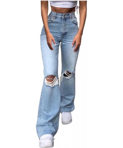 Petite Jeans for Women Pants Waisted Trousers Jeans Lace Poket Denim Women's Jeans Jeans for Women Petite Jeans for Blue 10 $...