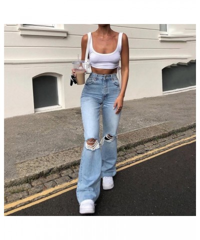 Petite Jeans for Women Pants Waisted Trousers Jeans Lace Poket Denim Women's Jeans Jeans for Women Petite Jeans for Blue 10 $...