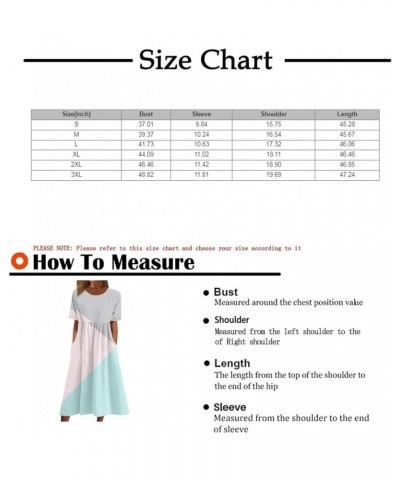 Women's Sun Dresses Summer Casual Casual Printed V-Neck Short-Sleeve Swing Dress Dresses for 2023 Nq06-white $10.20 Dresses