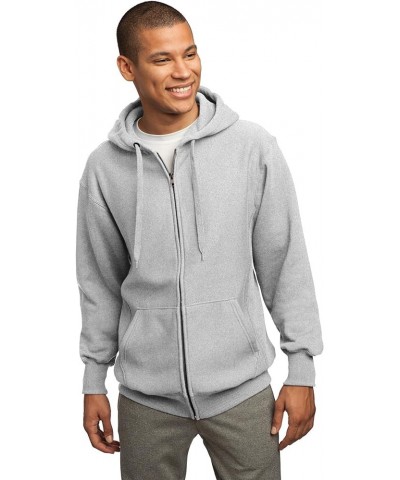 Sport Tek Men's Super Heavyweight Full Zip Hooded Athletic Heather $27.31 Hoodies & Sweatshirts