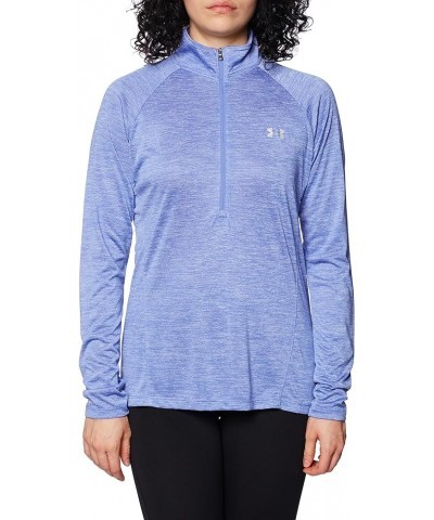 UA Tech™ Twist ½ Zip (495) Baja Blue / White / Metallic Silver $15.64 Activewear