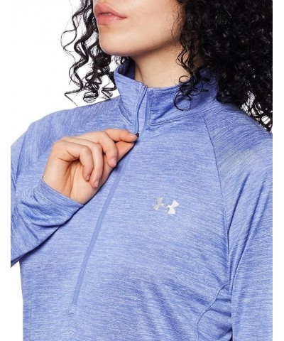 UA Tech™ Twist ½ Zip (495) Baja Blue / White / Metallic Silver $15.64 Activewear