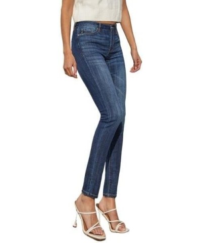 Kancan Women's Mid Rise Super Skinny Jeans - KKC7085LOH Dark $31.05 Jeans