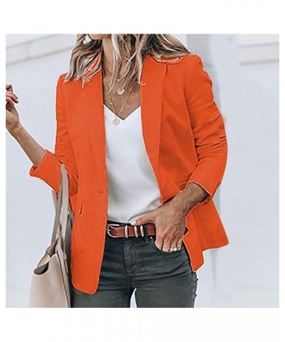 Cotton Linen Blazer for Womens Long Sleeve Loose Casual Blazer Jackets Blazer Jacket Solid Color Plus Size Coat Blazer B1-ora...